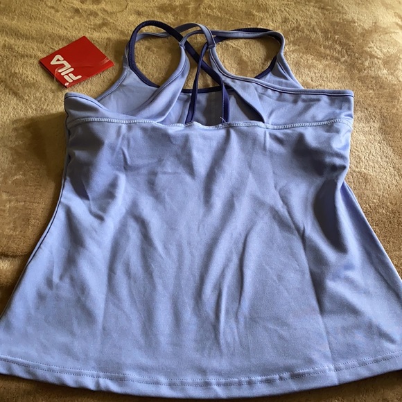 NWT, Fila Blue & Light Blue Athletic Top - Picture 2 of 2